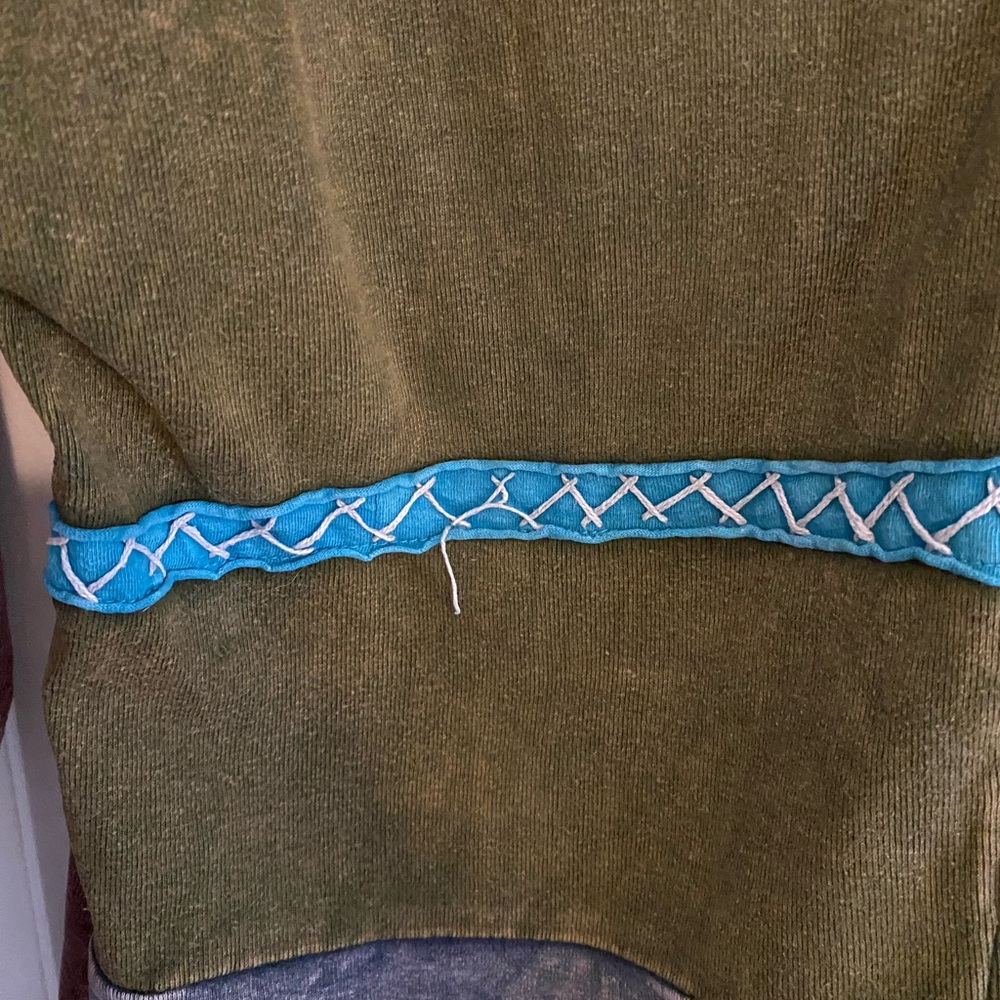 Kyber Outerwear Patchwork Fleece Lined Jacket - image 8